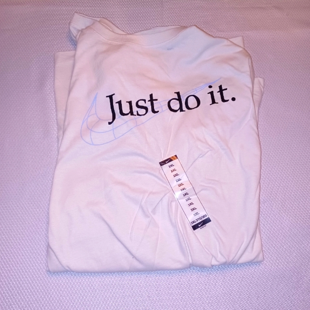 Mens Nike T-Shirt 🔥 Size 3XL 🆕 White - NWT - Athletic Shirt